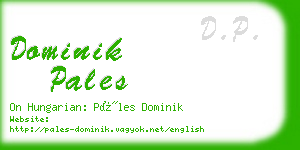 dominik pales business card